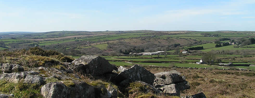 Views from Berrydown in the Parish of St Neot