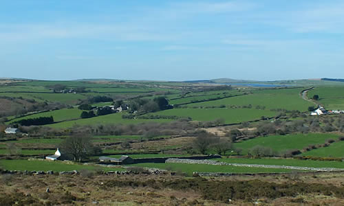Views from Berrydown in the Parish of St Neot