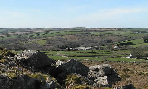 Views from Berrydown in the Parish of St Neot